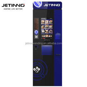 เครื่องจำหน่ายสินค้าอัตโนมัติ Jetinno Jl300-es7c สำหรับกาแฟแบบหยอดเหรียญ ร้อนและเย็น พร้อมเครื่องจำหน่ายโปรตีนเชค Jl300-es7c - Product Image 1