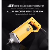 Вибратор для бетона ACE 1300W 220V, портативный, электрический, с гибким валом, ручной, промышленного класса, высокопроизводительный