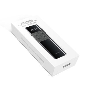 Presentador inalámbrico profesional PPT Presentation Clicker <span class=keywords><strong>RF</strong></span> 2,4 GHz con puntero láser rojo, rango de 30M para enseñanza - Product Image 6