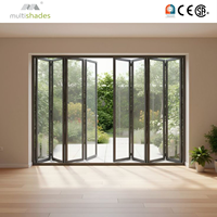 Porte pliante haut de gamme MULTISHADES, design moderne et luxueux pour les projets de rénovation extérieure des propriétés résidentielles et des villas