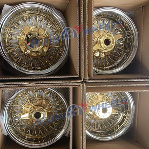 ล้อแม็กซ์ 13 นิ้ว ลายซีนิธ ขอบสีทอง ยางขอบขาว - Product Image 2