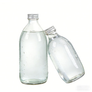 280ml 500ml Clear <strong>Glass</strong> Juice <strong>Bottle</strong> Round Beverage Water <strong>Bottle</strong> for Milk Tea Drink Custom Logo Wholesale <strong>Glass</strong> <strong>Bottle</strong> with Cap - Product Image 5