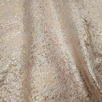 Vente en gros de tissu jacquard métallisé or clair pour robe tissu jacquard style rétro pour robe de femme tissu lolita pour bagage