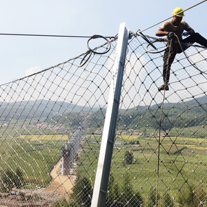 패시브 바위 가을 보호 그물 산사태 방지 잔디 Geomat 짠 도로 가장자리 돌 와이어 메쉬 침식에 대한 육각형 - Product Image 3