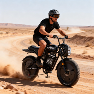 Ban listrik Off-road remot, sepeda gunung remot kontrol jarak jauh, sepeda gunung Off-road Snowmobile Black Warrior, gudang AS dan UE untuk dewasa - Product Image 1