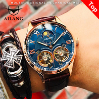 AILANG — montre bracelet mécanique pour homme, à la fois décontracté et professionnel, à double cadrant, design Original