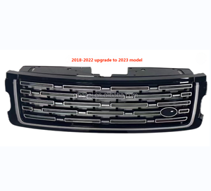 Para Range Rover <span class=keywords><strong>Vogue</strong></span> 2018-2022 L405, rejilla central de parachoques delantero, actualización a 2023, modelo antiguo, actualización a nueva rejilla - Product Image 2