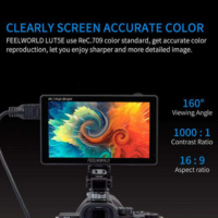 FEELWORLD LUT5E DSLR Cámara Monitor Profesional 5,5 "1600nit Touch HDMI Monitor Kit, Embalaje Personalizado Pedidos Al por Mayor