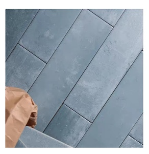 Carreau Gradient <span class=keywords><strong>Imitation</strong></span> Glacé Fait Main Bleu Sarcelle - Product Image 1
