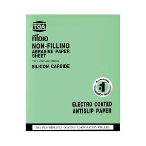 Hoja de Papel Abrasivo Sin Relleno Toa de 9x11 Pulgadas, Carburo de Silicio, Recubrimiento Electrolítico, Antideslizante - Product Image 1