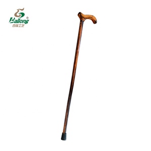 Commercio all'ingrosso 90cm verniciato in legno naturale fatto a mano canna da passeggio con punta in gomma per attività all'aperto escursioni - Product Image 6