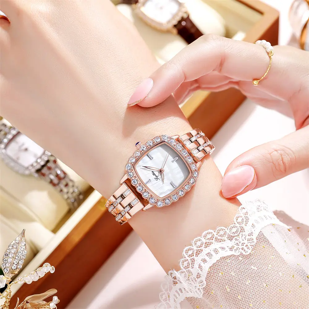 Scottie New Arrivals Stainless Steel Quartz Watches Women Wristwatches Rose Gold Wrist Watches For Women Latest Design