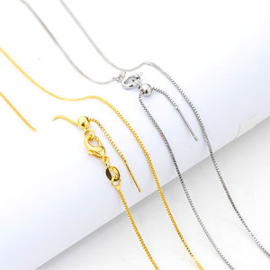 Collana PB083-084 senza ciondolo, tipo scatola, elegante e graziosa, catena per clavicola per ragazze e regali - Product Image 4
