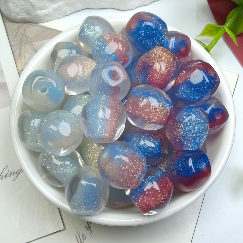 8mm Round Glass Beads for Jewelry
