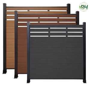 Recinzione da Giardino RUIHE Personalizzabile in WPC, Ecologica e Resistente, Resistente ai Raggi UV e all'Acqua, Altezza 2,1 m, per Privacy e Sicurezza - Product Image 1