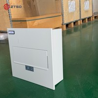 Boîte de distribution monophasée basse tension murale, en acier laminé à froid, certifiée CE, étanche à l'eau et à la poussière, pour usage commercial
