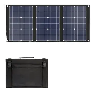 50w 100w 200w Mini pannello solare pieghevole silicio monocristallino pannello solare flessibile impermeabile ricarica per centrale elettrica