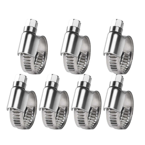 Kinglin Nhà Máy Tùy Chỉnh Có Thể Điều Chỉnh Chiều Rộng 304 Thép Không Gỉ Mạnh Mẽ Cổ họng 1/2 Inch Ban Nhạc Đức Loại Ống Kẹp - Product Image 1