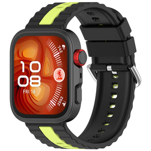 Bracelet Sport en Silicone pour <span class=keywords><strong>Huawei</strong></span> Watch Fit <span class=keywords><strong>4</strong></span> <span class=keywords><strong>Pro</strong></span> <span class=keywords><strong>Band</strong></span> Bracelet bicolore Bracelet pour <span class=keywords><strong>Huawei</strong></span> Fit 3 Watch - Product Image 6