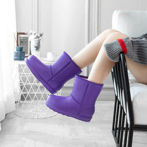 أحذية نسائية للثلج مضادة للانزلاق ودافئة، أحذية قصيرة من مادة EVA لغسيل السيارات والطهاة، مقاومة للماء ومناسبة للمطر - Product Image 4