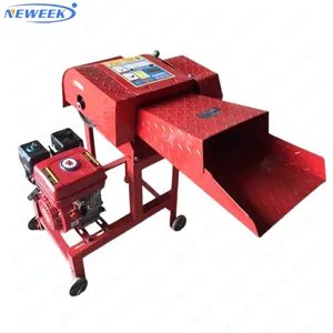 NEWEEK Factory price diesel silage making small animai feed chopper dry grass rice straw hay cutter