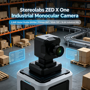 Cámara Monocular Industrial Stereolabs ZED X One, 2.3MP, Obturador Global, 60fps, Ojo de Pez, 204 °   Ancho 110 ° - Product Image 1