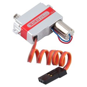 Motor sin Núcleo KST X08H Plus V2.0 DC7.4V 5.3Kgf.cm 0.09seg 9.5g 8mm con Terminales Horizontales de Aleación de Aluminio para Planeadores RC, Gran Venta - Product Image 1
