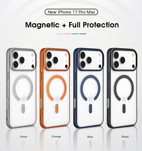 Étui de téléphone magnétique ultra fin, ultra lisse au toucher, avec revêtement UV, charge sans fil, anti-traces de doigts pour 17/16 Pro - Product Image 1