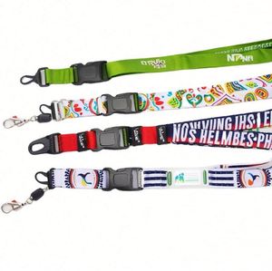 Custom Breakaway Sublimation Keychain <b>Lanyards</b> With Logo Custom <b>Polyester</b> <b>Lanyard</b> <b>Lanyards</b> with logo Custom - Product Image 1