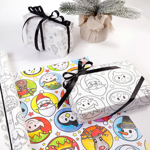 Wholesale 80g <b>Christmas</b> Art <b>Paper</b> 43*300cm Gift <b>Luxury</b> Custom Packaging <b>Wrapping</b> <b>Paper</b> Roll - Product Image 6
