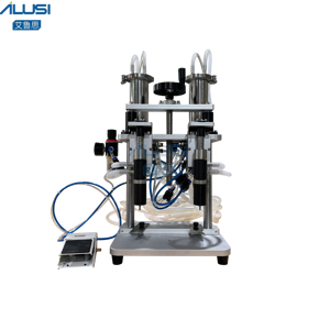 Máquina llenadora de perfumes, máquina embotelladora de perfumes, llenadora neumática de líquidos, máquina llenadora de aceites aromáticos de 2 boquillas - Product Image 1