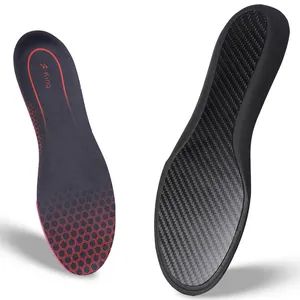 Solette personalizzate in fibra di carbonio ad alta rigidità con prezzo di fabbrica per solette sportive piatte