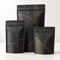 Sachet Doypack en Papier Kraft Écologique Refermable avec Fermeture Éclair, Anti-humidité, Qualité Alimentaire, pour Emballage de Bonbons et Biscuits