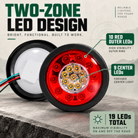 Feu arrière LED HSSH 30W pour camion, 10-30V, pour véhicule utilitaire et remorque poids lourd