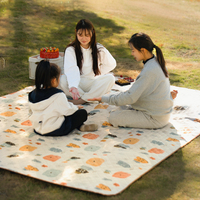 2m grand mignon imperméable pliable extérieur couverture Portable pique-nique tapis tapis lavable pour plage Camping herbe pelouse parc accessoires