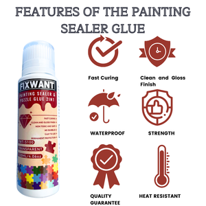 Sigillante per pittura diamantata da 120ml <span class=keywords><strong>colla</strong></span> per <span class=keywords><strong>Puzzle</strong></span> 2-in-1 a asciugatura rapida permanente Non ingiallita finitura lucida per artigianato fai da te - Product Image 5