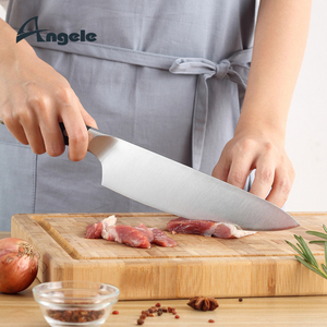 ANGELE Tendencia 2025 Novedades Juego de Cuchillos de Cocina de Acero al Carbono Ecológico de 15 Piezas con Mango de Madera, Cuchillos de Chef, Bloque para Cuchillos - Product Image 4