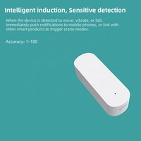 Capteur de vibration sans fil intelligent Tuya Zigbee, alimenté par batterie, équipement d'automatisation de la maison intelligente, contrôle par application, capteur de choc intelligent