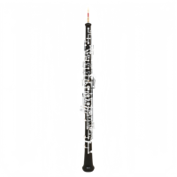 Semi-automatic C Tone Oboe Ebony Body Silver-Plated Copper-NicKel Keys Professional Woodwind Instrument for Orchestras with Case