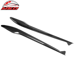 Faldones Laterales de Fibra de Carbono Real Negros para Chevrolet Corvette Z06 - Product Image 2