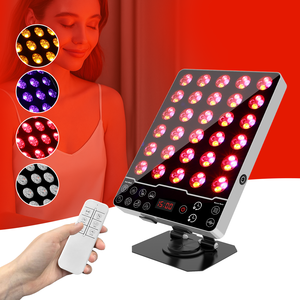 Redfy Nhà máy cung cấp xách tay mặt LED liệu pháp ánh sáng đèn 8 chế độ 4 màu sắc 48 Wát mini máy tính để bàn liệu pháp ánh sáng đỏ Bảng điều chỉnh thiết bị - Product Image 1