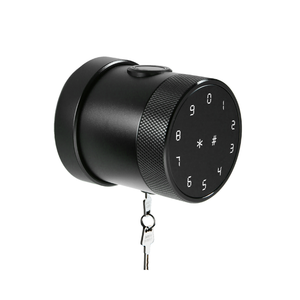 Akıllı TTlock App uzaktan kumanda elektronik dijital kilit şifre parmak baskı yuvarlak topuzu Tuya akıllı kapı kilidi - Product Image 1