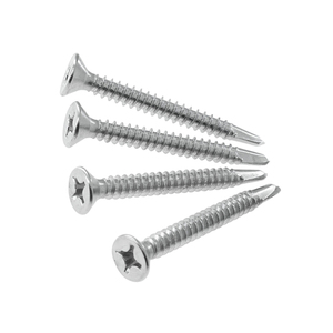 DIN <span class=keywords><strong>7504P</strong></span> CSK Tornillos autoperforantes planos Cruz para metal Acero inoxidable Tamaño de rosca de grado Medición métrica/pulgada - Product Image 1