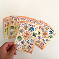 Hoja de Etiquetas Adhesivas de Vinilo Impermeable al por Mayor, Troqueladas, Impresión Personalizada de Logotipos, Etiquetas Adhesivas Personalizadas Troqueladas
