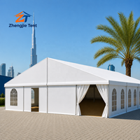 Tente d'événement imperméable en PVC et alliage d'aluminium 30x50m avec impression de logo personnalisé pour lancement de produits, expositions et fêtes en plein air