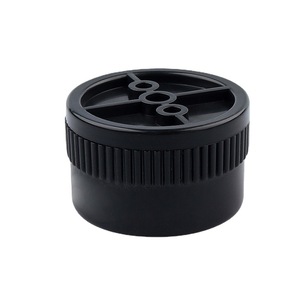 Adjustable Feet Height Adjustable Plastic Round Office <b>Desk</b> Foot Pads Non Slip Base Black <b>Rotatable</b> Minimalist Design - Product Image 3