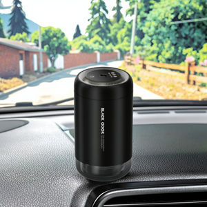 Diffuseur d'aromathérapie en métal, vaporisateur de lumière ambiante moderne de luxe, parfum de <span class=keywords><strong>voiture</strong></span> noir, liquide rechargeable alimenté par USB - Product Image 3