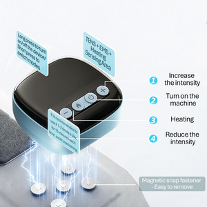 جهاز تدليك كهربائي لليد والمعصم مع وظائف EMS/TENS، تحكم بالتوقيت، قابل لإعادة الشحن عبر USB - Product Image 5
