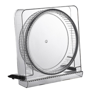 Transparent <b>Plastic</b> Tea Cake Storage <b>Box</b> Square <b>Display</b> Stand For Pu'er Tea Sealed Dustproof Kung Fu Tea Set Accessory - Product Image 5