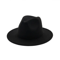 Personnalisé en gros 2025 nouveau luxe de haute qualité couleur Sombreros unisexe femmes hommes pure laine feutre Fedora chapeaux